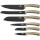Набір кухонних ножів BERLINGER HAUS Metallic Line Carbon Edition 6пр (BH-2393)