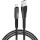 Кабель COLORWAY Zinc Alloy Nylon Braided USB to Apple Lightning 2.4A 1м Black (CW-CBUL035-BK)