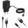 Зарядний пристрій GRAND-X CH-65 2xUSB-A, 3.1A Black w/Micro-USB & Lightning & USB-C cables (CH-65LT)
