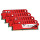 Модуль пам'яті GEIL EVO Veloce DDR3 1866MHz 32GB Kit 4x8GB Hot-Rod Red (GEV332GB1866C10QC)