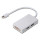 Адаптер DIGITUS Mini DisplayPort - DVI/DisplayPort/HDMI 0.2м White (AK-340509-002-W)
