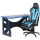 Комплект геймерських меблів BARSKY HomeWork Game Blue/Black (HG-04/BG-01)