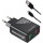 Зарядное устройство GRAND-X CH-850 1xUSB-A, QC3.0, 22.5W Black w/Type-C cable (CH-850T)