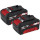 Комплект аккумуляторов EINHELL Power-X-Change 18V 4.0Ah Twinpack (4511489)