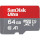 Карта памяти SANDISK microSDXC Ultra 64GB UHS-I A1 Class 10 (SDSQUA4-064G-GN6MN)