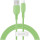 Кабель BASEUS Colourful Cable USB to Lightning 2.4A 1.2м Green (CALDC-06)