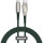 Кабель BASEUS Water Drop-shaped Lamp SuperCharge Cable For Type-C 66W 2м Green (CATSD-N06)