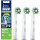 Насадка для зубної щітки BRAUN ORAL-B CrossAction EB50BRB CleanMaximiser White 3шт (4210201317104)