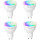 Розумна лампа YEELIGHT Smart Bulb D1 Multicolor GU10 4.5W 2700-6500K 4шт (YLDP004-A-4)