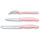 Набор кухонных ножей VICTORINOX Swiss Classic Trend Colors Paring Knife Set with Universal Peeler Rose 3пр (6.7116.31L52)