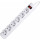 Мережевий фільтр DEFENDER DFS 153 White, 6 розеток, 3м (99490)