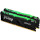 Модуль пам'яті KINGSTON FURY Beast RGB DDR4 3600MHz 32GB Kit 2x16GB (KF436C18BBAK2/32)