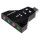 Зовнішня звукова карта DYNAMODE 3D Virtual Sound 7.1 w/Volume Control USB2.0 Black