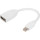 Кабель DIGITUS Mini DisplayPort - DisplayPort 0.15м White (DB-340405-001-W)