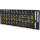 Наліпки на клавіатуру VOLTRONIC чорні з жовтими та білими літерами, EN/UA/RU (YT-KSB/ERU-O)
