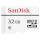 Карта пам'яті SANDISK microSDHC 32GB Class 10 + SD-adapter (SDSDQQ-032G-G46A)