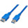 Кабель-подовжувач VOLTRONIC USB3.0 AM/AF 0.5м Blue (YT-3.0AM\AF-0.5BL)