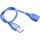 Кабель-удлинитель VOLTRONIC USB 2.0 AM/AF 0.3м Blue (YT-AM/AF-0.3TBL)