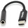 Адаптер VEGGIEG TC-201 USB-C to 3.5mm Black