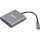 Спліттер MAXXTER USB-C - 2xHDMI 0.1м Gray (V-CM-2HDMI)