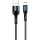 Кабель COLORWAY Nylon Braided USB to Apple Lightning 2.4A 1м Black (CW-CBUL045-BK)