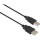 Кабель-удлинитель VINGA USB 2.0 AM/AF 1.8м Black (VCPUSBAMAF1.8BK)