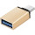 Адаптер OTG USB3.1 Type-C - USB AF Gold (S0955)