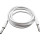 Кабель mini-jack 3.5mm 1м White (S0659)