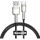 Кабель BASEUS Cafule Metal Data Cable USB to Type-C 66W 1м Black (CAKF000101)