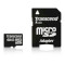 Карта памяти TRANSCEND microSDHC 4GB Class 4 + SD-adapter (TS4GUSDHC4)