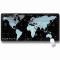 Коврик для мыши VOLTRONIC Карта Мира 300x700 Black/Silver (SJDT-23)