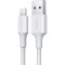 Кабель UGREEN US155 USB2.0 AM/Lightning 2м White (20730)