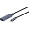 Адаптер CABLEXPERT USB-C - DisplayPort 0.15м Gray (A-USB3C-DPF-01)