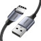 Кабель UGREEN US288 USB-A to Type-C QC3.0 18W 1м Black (60126)