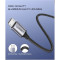 Кабель UGREEN US290 USB-A to Micro QC3.0 18W 1м Black (60146)