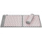 Акупунктурний килимок (аплікатор Кузнєцова) з валиком 4FIZJO 128x48cm Gray/Pink (4FJ0288)