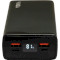 Повербанк VINGA 30000 QC3.0+PD 3 ports LCD Metal 30000mAh Black (VPB3QPALD)