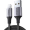 Кабель UGREEN US199 USB-A to Lightning MFi 1м Black (60156)