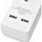 Мережевий фільтр EMOS P1322RU White, 3 розетки, 2xUSB, 2м