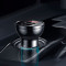 Автомобільний зарядний пристрій BASEUS Digital Display Dual USB 4.8A Car Charger 24W Black w/3-in-1 cable (TZCCBX-0G)