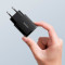 Зарядний пристрій BASEUS Compact Quick Charger U+C 20W Black (CCXJ-B01)