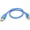 Кабель RITAR USB 2.0 AM/AM 0.5м Blue