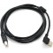 Кабель RITAR USB 2.0 AM/BM, кутовий, 1.5м Black
