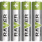 Батарейка RAVER by EMOS Ultra Alkaline AAA 4шт/уп