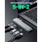 Док-станція для ноутбука UGREEN CM251 5-in-2 USB C Hub for MacBook Pro/Air Space Gray (60559)
