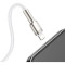 Кабель BASEUS Cafule Metal Data Cable USB for Lightning 2м White (CALJK-B02)