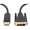 Кабель PROLOGIX DisplayPort - DVI 1м Black (PR-DP-DVI-P-04-30-1M)