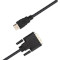 Кабель PROLOGIX HDMI - DVI v1.3 0.5м Black (PR-HDMI-DVI-P-01-30-05M)