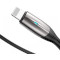 Кабель BASEUS Horizontal Data Cable USB for Lightning 2м Black (CALSP-C01)