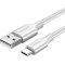 Кабель UGREEN US287 USB-A to Type-C QC3.0 18W 0.25м White (60119)